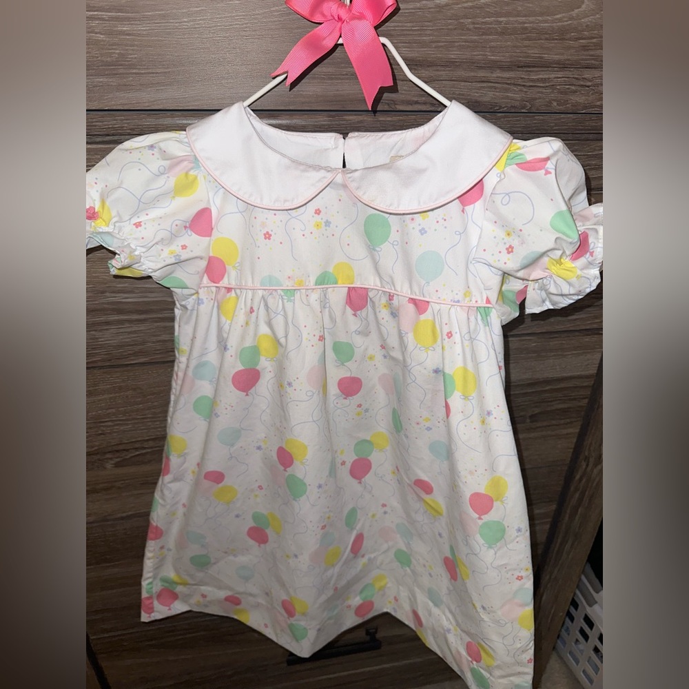 5T TBBC birthday dress minor stain on collar but otherwise EUC